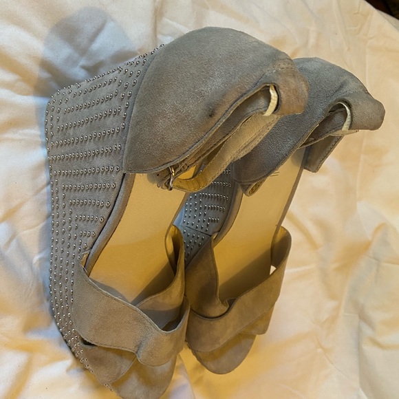 Jeffery Campbell La Bomba suede studded wedges - Picture 3 of 7